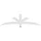 Ekena Millwork Davenport Architectural Grade PVC Gable Bracket, 72"W x 21"H x 4"D x 4"F, 7/12 Pitch GBP072X21X0404DAV00 - alternate 4
